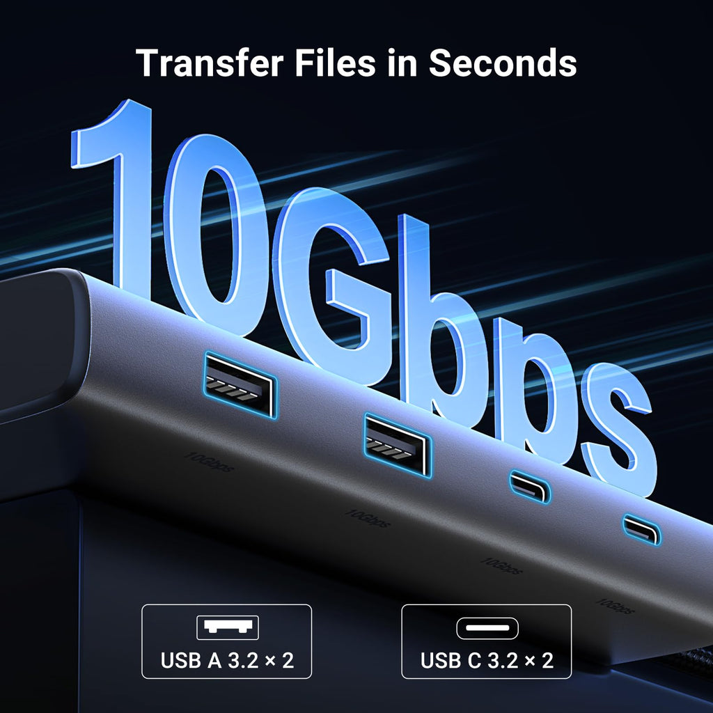 UGREEN 8 in 1 USB C 4K Docking Station Dual Monitor
