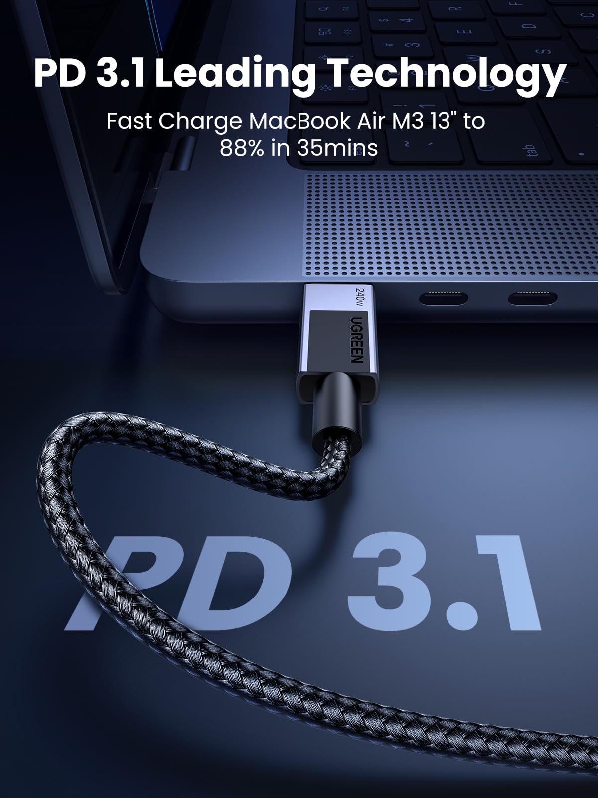 UGREEN 240W PD 3.1 USB C Charger Cable