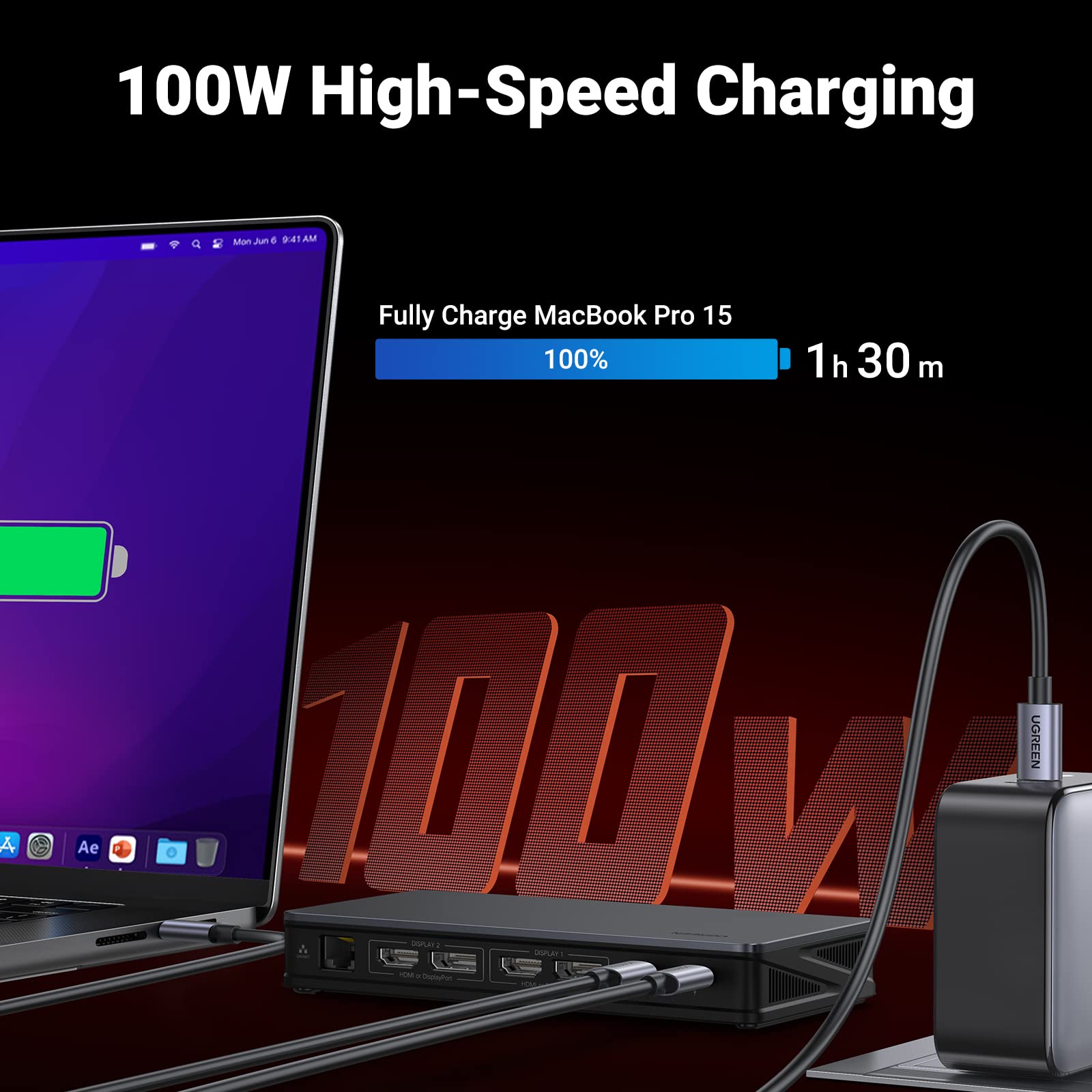 UGREEN Revodok Pro 9-in-1 4K Multi-Display Docking Station