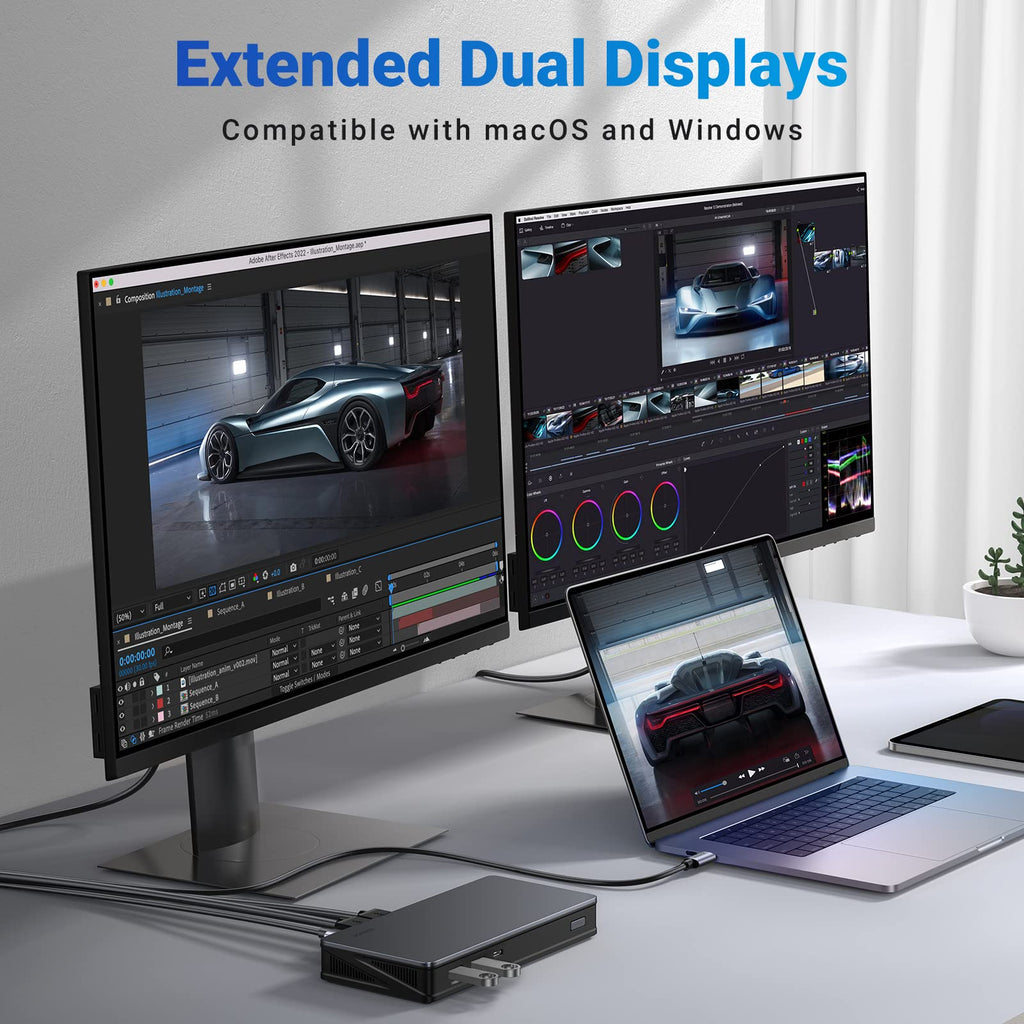 UGREEN Revodok Pro 9-in-1 4K Multi-Display Docking Station