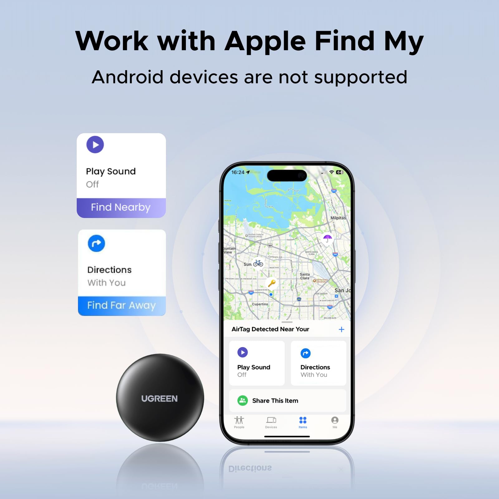 UGREEN FineTrack Mini Smart Finder (2-Pack)