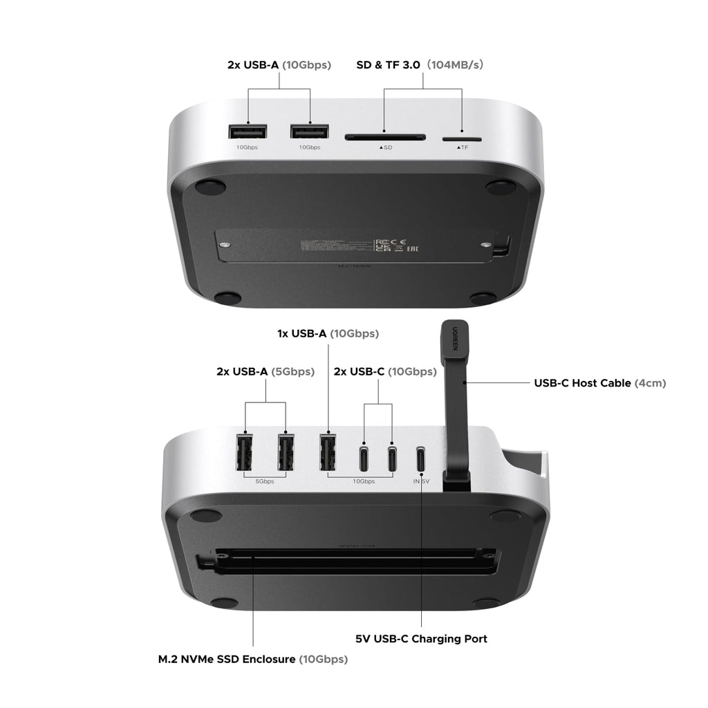 UGREEN Mac mini 11-in-1 Docking Station with SSD Expansion