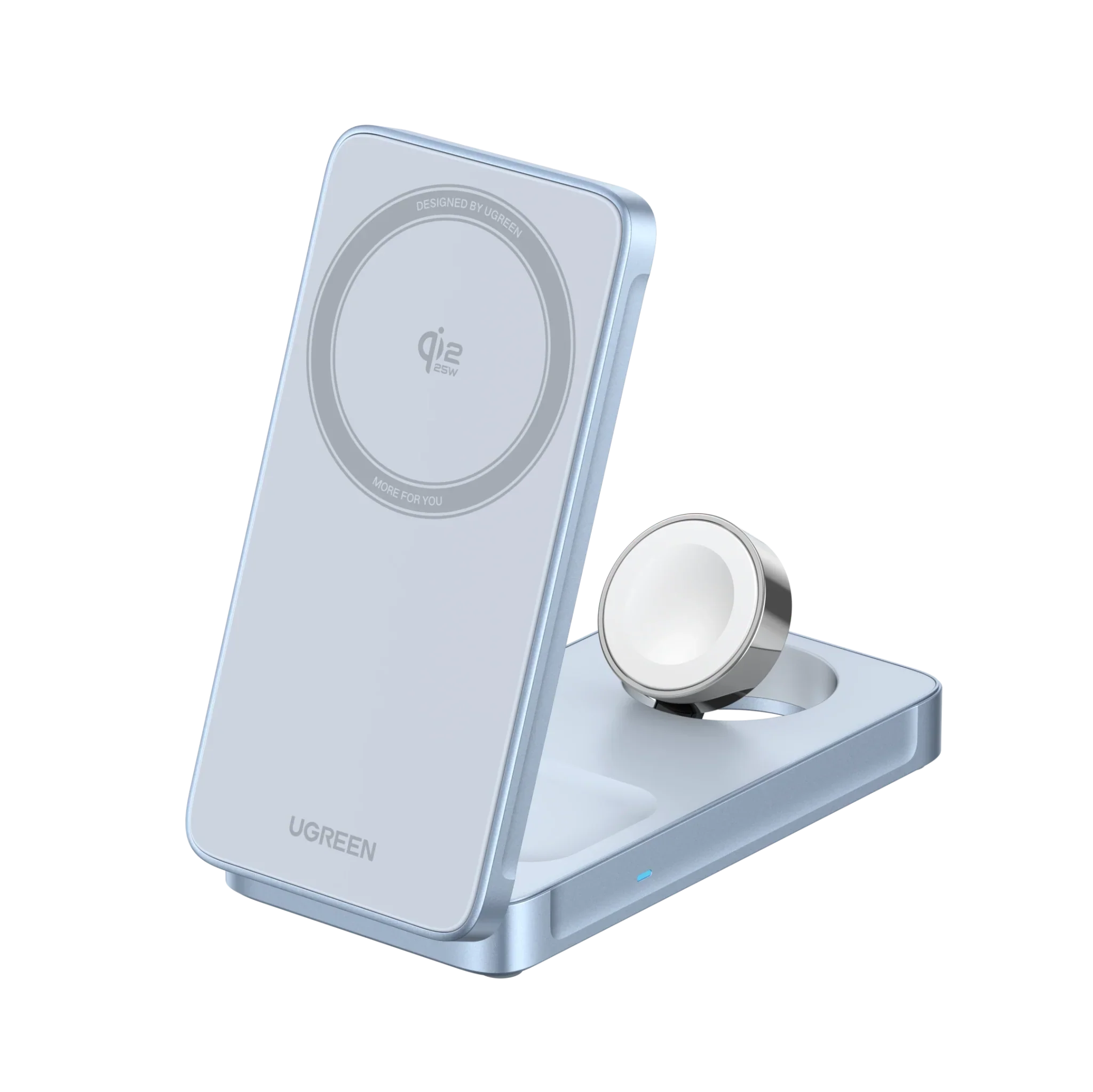 UGREEN MagFlow 3-in-1 Magnetic Wireless Charger (Qi2 25W, MagSafe-Compatible)