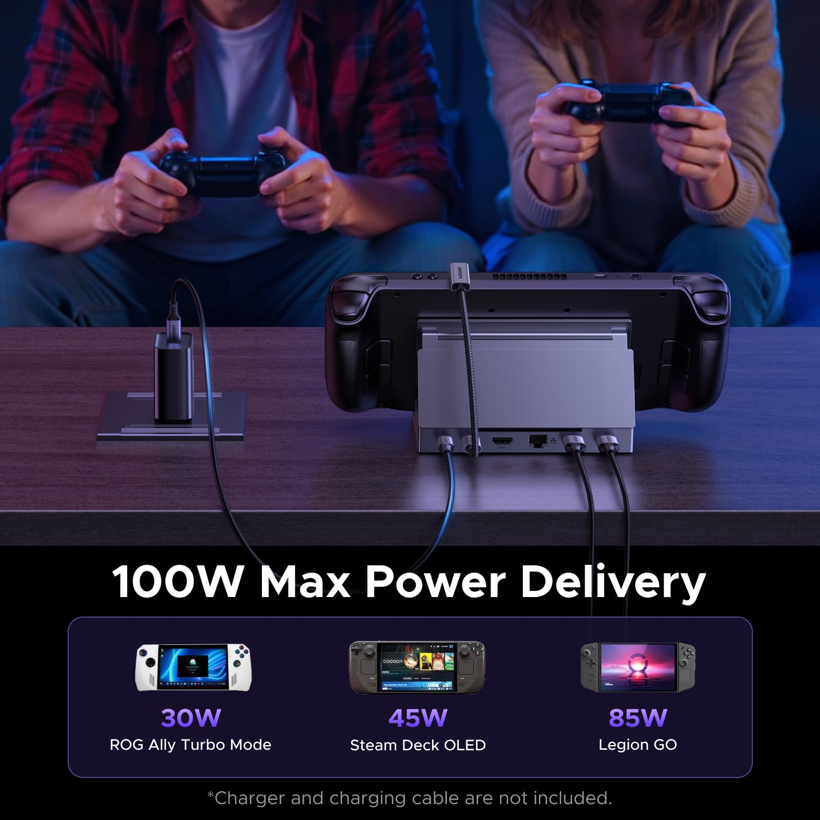 UGREEN Steam Deck Docking Station (6-in-1, 4K@120Hz, 100W PD)