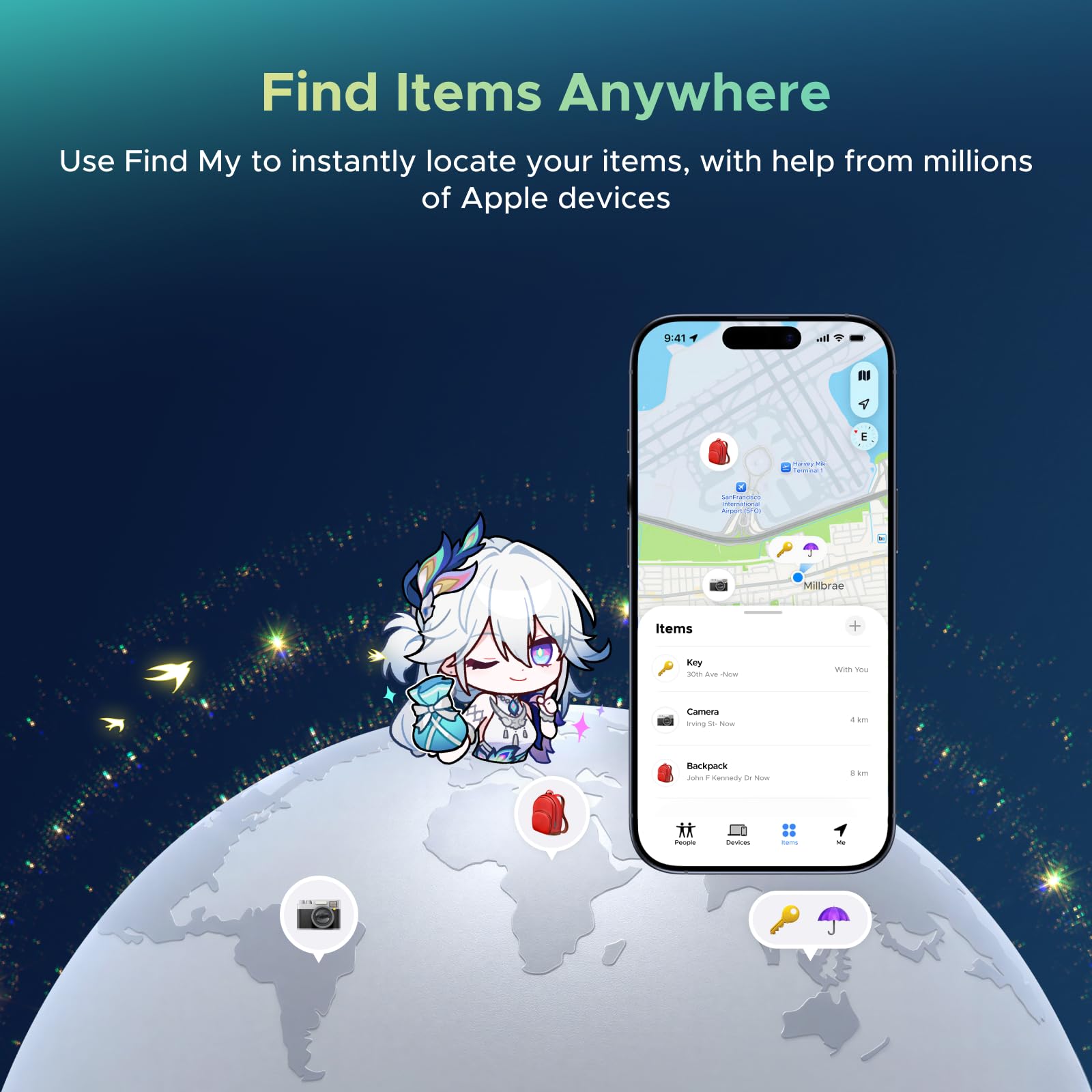 UGREEN x Honkai: Star Rail FineTrack Square Tracker